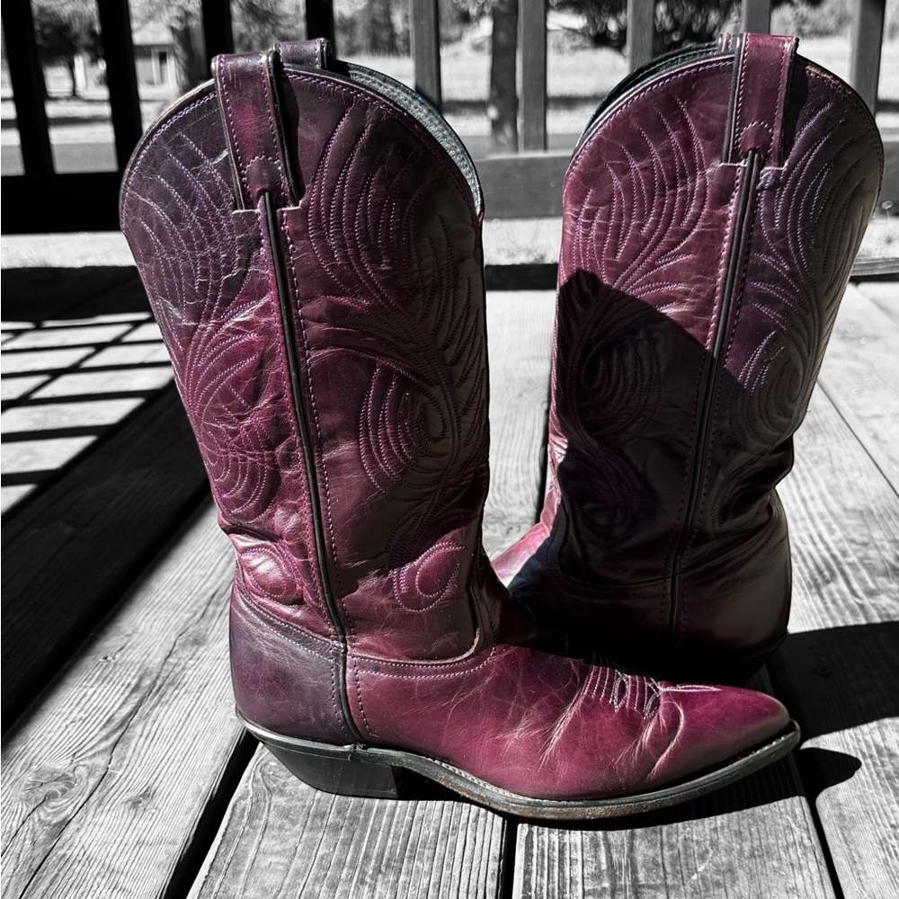 Vintage Code West Purple Women’s Cowboy Boots